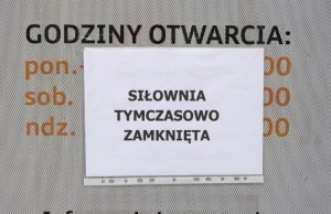 Siłownie: 1 zakażenie na 42 700 odwiedzin