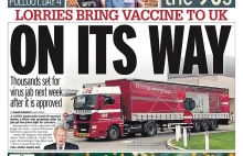 Ciężarówki ze szczepionkami już jeżdżą - częściowo tajne transporty z...