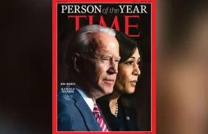 Joe Biden i Kamala Harris z nagrodą 'Człowiek roku' tygodnika 'Time'