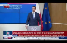 Premier: Polsce udało się przeforsować wszystkie warunki ws. budżetu UE