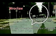 Kolizja na skrzyżowaniu ulic Bystrzycka z Balonowa. Wrocław