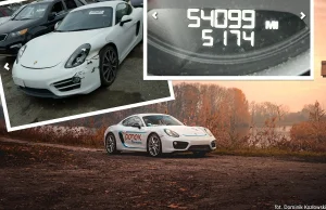 Pankowe porsche już wcześniej miało kolizję. Przyjechało ze Stanów...