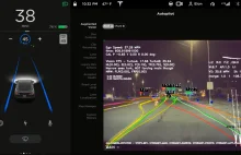 Haker odblokował niesamowity tryb Augmented Vision w Tesli