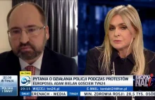 Bielan (PiS) o złamaniu ręki przez policję: Tak się dzieje jak się wychodzi...