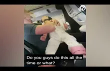 Rodzina wyproszona z samolotu, ponieważ 2-letnie dziecko nie założyło maski