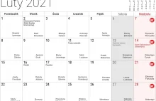 Prezent dla Ciebie: Kalendarium 2021 do pobrania - PL