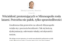 “Wyborcza” kłamie na temat wydarzeń z Minneapolis –