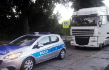 Pijany Ukrainiec jechał ciężarówką koło Słubic. "Omal nie wypadł z kabiny"