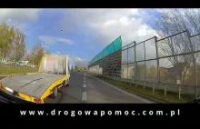 Dabrowa Górnicza DK94 Pirat drogowy nie ratownik