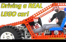 LEGO Technic 8865 TestCar zamodelowany i jeżdzący w symulatorze Automobilista