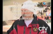 Łukaszenko o polskich rządzących: Ci ludzie nie są Polakami