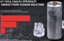 60% Polaków jest za zakazem sprzedaży napojów energetycznych osobom nieletnim