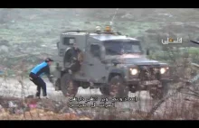 Palestyńczycy serdecznie żegnają izraelskie wojska opuszczające ich miejscowość