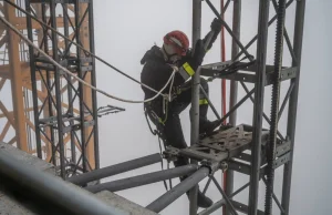 Pożar w wieżowcu? To tylko podniebne testy w Varso Tower!