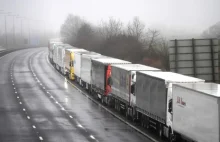 Już ponad 1,5 tys. ciężarówek nie może wyjechać z Anglii