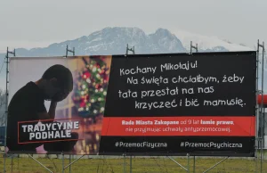 Kochany Mikołaju! Na święta chciałbym, żeby tata przestał bić mamusię