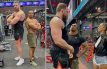 Larry Wheels publikuje nagranie z najwyższym kulturystą Świata 218 cm! -...