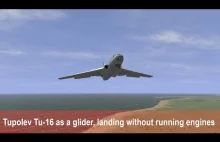 IL-2 Sturmovik | Tupolev Tu-16 as a glider, landing without running engines