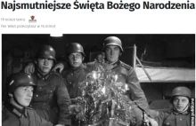 Onet ilustruje materiał o smutnych wojennych świętach zdjęciem żołnierzy...