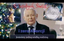 Jarosław Kaczyński życzenia świąteczne 2020
