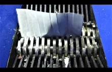 Shredding Vs Iron Sheet! Dziwnie satysfakcjonujące - niszczarka