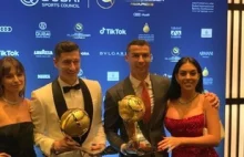 Lewandowski, Ronaldo i ich piękne partnerki. Zakulisowe zdjęcia!