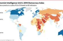 Światowy indeks demokracji w 2020 roku najniżej od 2006 roku