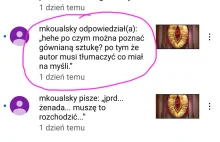 Feministka denerwuje się, że jej wystawa nie podoba się ludziom.