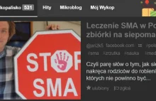 Prośba o wykopefekt nt. zbiórek 9-10 mln zł na leczenie SMA