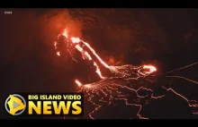 Wybuch wulkan Kilauea, erupcja trwa już tydzień, film z 28.12(Poniedziałek)