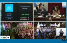 Argentyński Senat zagłosował za prawem do legalnej i darmowej aborcji do 14 tyg.