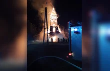 Doszczętnie spłonął zabytkowy drewniany kościół na Pomorzu