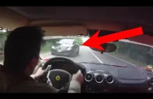 Prawie skasował Ferrari podczas jazdy próbnej