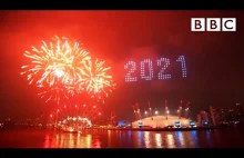 Podczas noworocznego pokazu fajerwerków w Londynie pokazali pięść BLM.