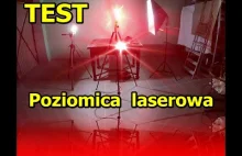 Tania poziomica laserowa - TEST - jak działa Laser krzyżowy Laser level