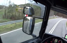 Kierowca z Ukrainy zachwycony stanem polskich dróg.