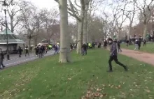 Napięcia narastają podczas protestu przeciwko lockdown w Hyde Parku