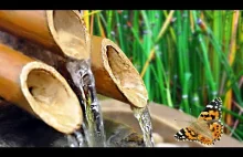 BAMBOO WATER FOUNTAIN / White Noise for Sleep, Studying, Meditation, Relax