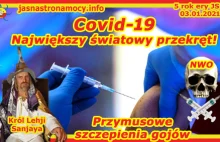 Covid-19 Największy światowy przekręt! Przymusowe szczepienia gojów