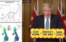 Premier UK: Natychmiastowy lockdown: 1 na 50 Brytyjczyków ma koronawirusa