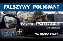 Fałszywy policjant zatrzymuje w Poznaniu do kontroli drogowej. Miał pecha...