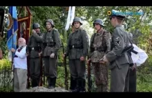 Uroczystości patriotyczne na Ukrainie w mundurach SS