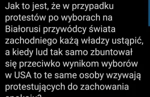 Berkowicz porównał sfałszowane wybory na Białorusi do wyborów w USA xD