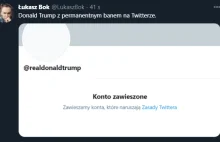 Donald Trump dostał permanentnego bana na Twitterze