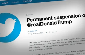 Twitter permanentnie zbanował konto Trumpa
