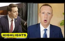 Republikański senator Josh Hawley griluje Mark Zuckerberga