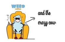 WEEe and crazy cow | #Shorts | funny cartoon | by Michał Karpiński