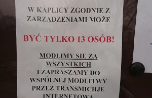 70 osób modliło się w kaplicy w Rzeszowie a limit to 13, policja nie przyjechała