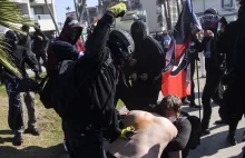 San Diego: Antifa zaatakowała zwolenników Trumpa oraz policję