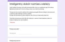 Inteligentny dobór rozmiaru odzieży